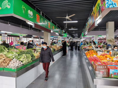 綠欣崧文菜市場 樹立行業(yè)標(biāo)桿，榮獲全國生鮮農(nóng)產(chǎn)品零售行業(yè)示范市場殊榮